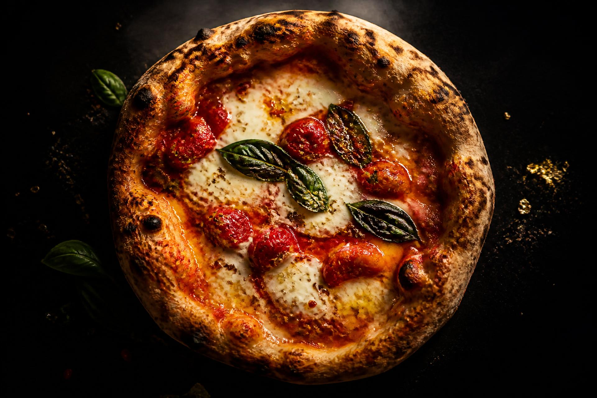 Wood-fired pizza